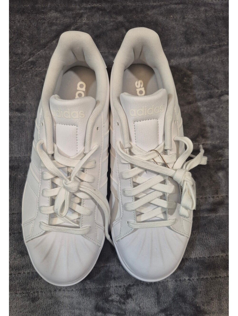 Adidas Streettalk Classic White Shell Toe Sneakers Women's